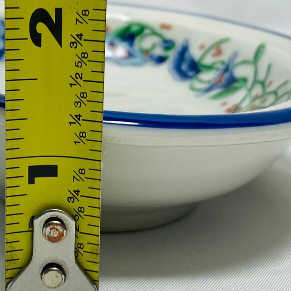 Eau de Gucci Oval Porcelain Soap Dish Floral by Woodmere China Japan - Picture 9 of 9